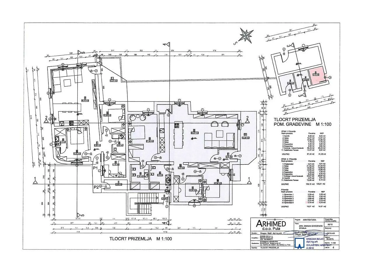 Апартаменты Apartman Nebo Пула